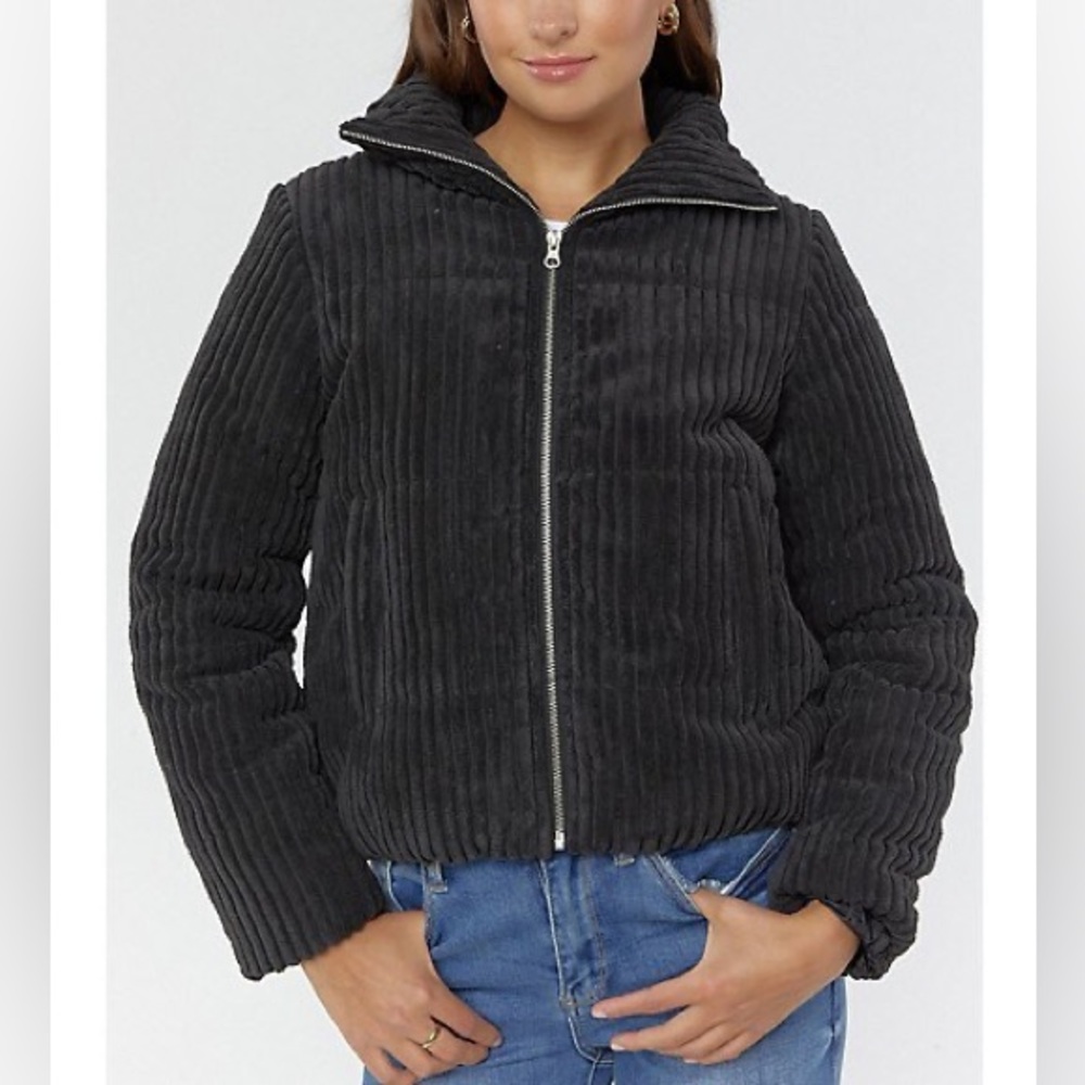 Corduroy Puffer Jacket